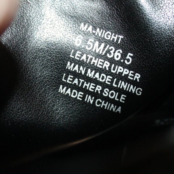 $285 BCBG MAXAZRIA MA NIGHT Leather Platform Sky High Heels Booties Boots - Picture 5 of 8